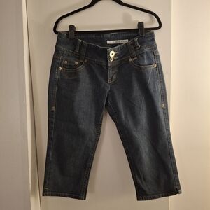 DKNY Jeans Women's Dark Blue Cropped Jeans